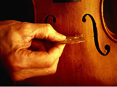 手,制作,小提琴