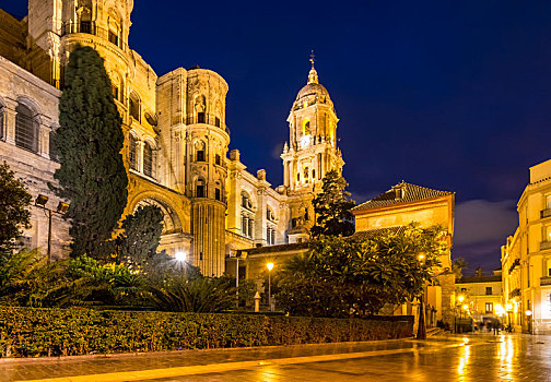 马拉加,大教堂,安达卢西亚,南方,西班牙