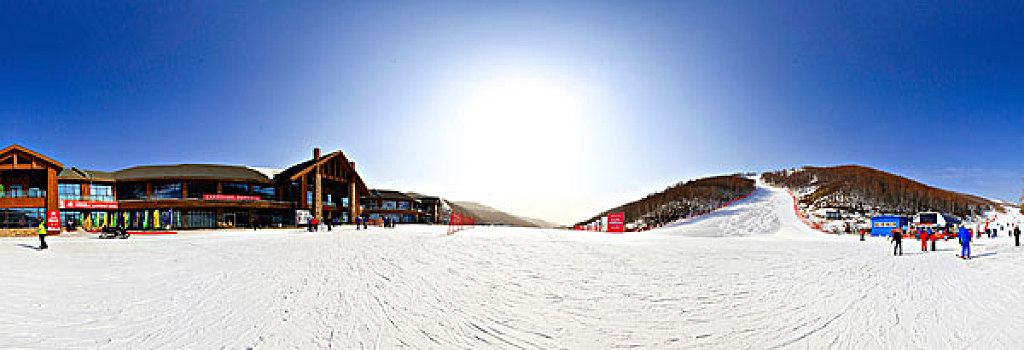 冬季的滑雪场