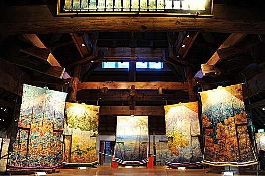 竹子,艺术,博物馆,日本