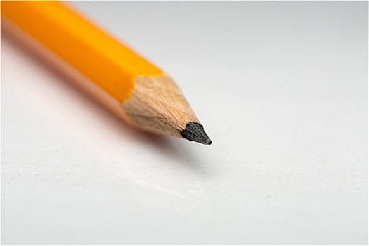 橙色,铅笔,特写