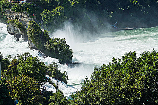 瑞士,莱茵瀑布,rheinfall,switzerland