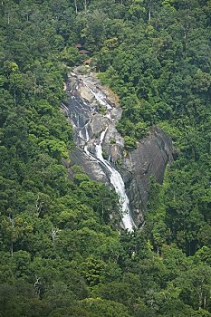 瀑布,攀升,兰卡威,岛屿,马来西亚