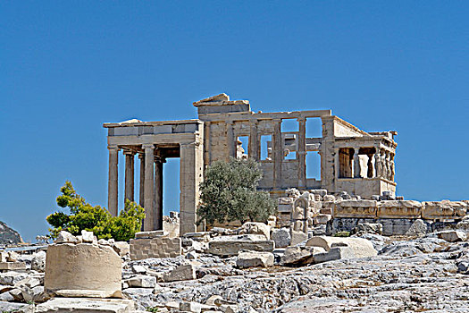 伊瑞克提翁神庙,雅典卫城,希腊