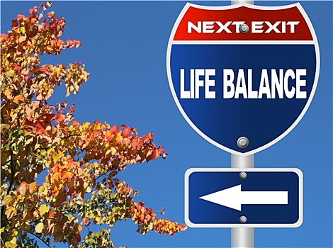 生活,平衡,路标