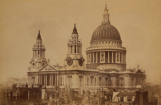 圣保罗大教堂,伦敦,英格兰,英国