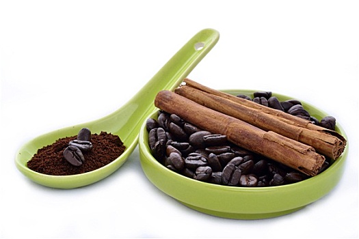 咖啡豆,桂皮