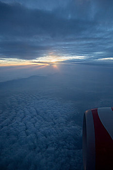 高空飞行,空中美景