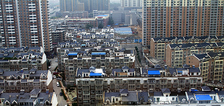 城市,房子,中国