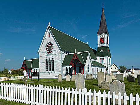 英国国教,教堂,纽芬兰,拉布拉多犬,加拿大