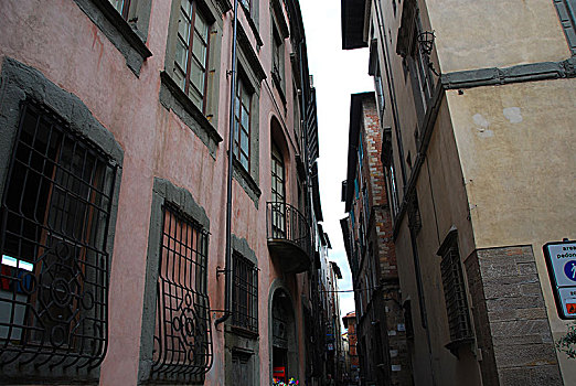 小巷,卢卡,托斯卡纳,意大利