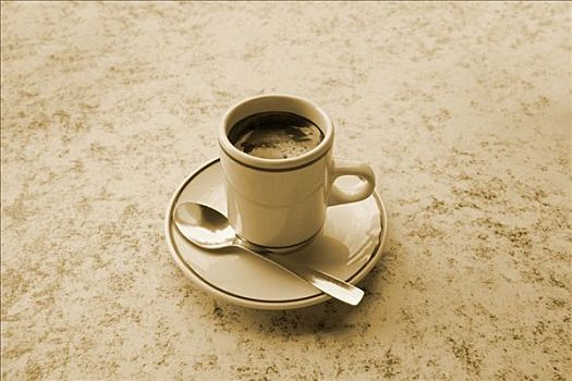 浓咖啡,咖啡,桌上,西班牙