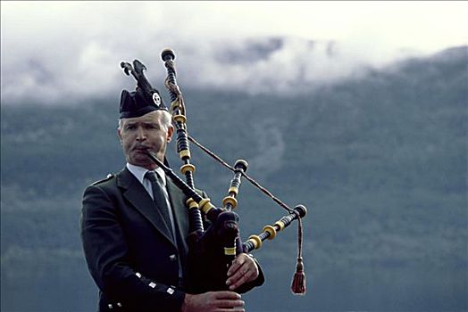 苏格兰人,风笛手