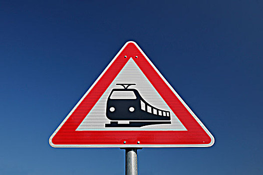 铁道口,标识,莱茵兰普法尔茨州,德国