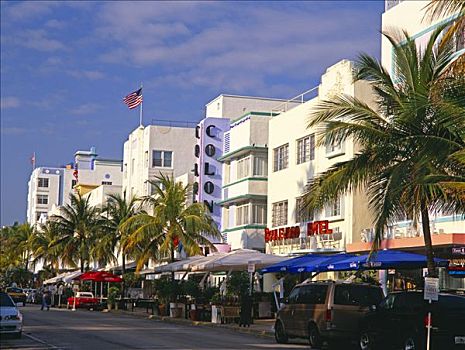 海滨大道,迈阿密海滩,迈阿密,佛罗里达,美国