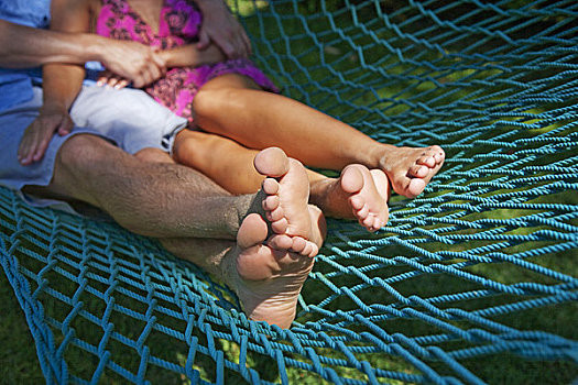 夏威夷,毛伊岛,蜜月,伴侣,吊床,聚焦,脚