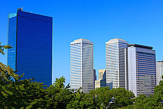 大阪,商业园,建筑