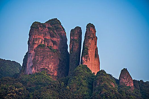 浙江江郎山山景