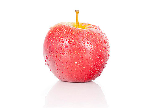 红苹果,粉色,小水滴
