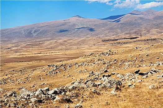石头,高原,亚美尼亚