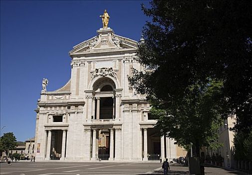大教堂,圣马利亚,靠近,阿西尼城,翁布里亚,意大利