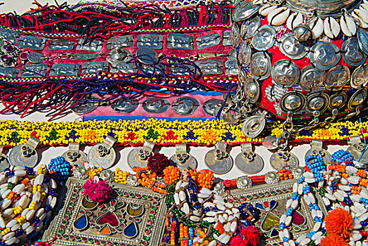 纪念品,项链,佩特拉,联合国教科文组织,约旦