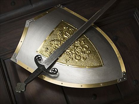 中世纪,剑,盾