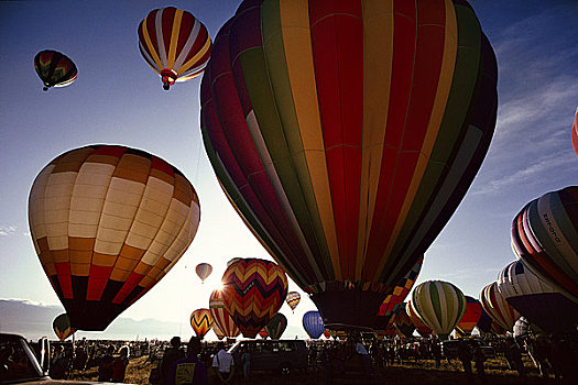 气球,节日,阿布奎基,新墨西哥,美国