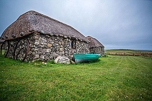 传统,屋舍,斯凯岛,苏格兰