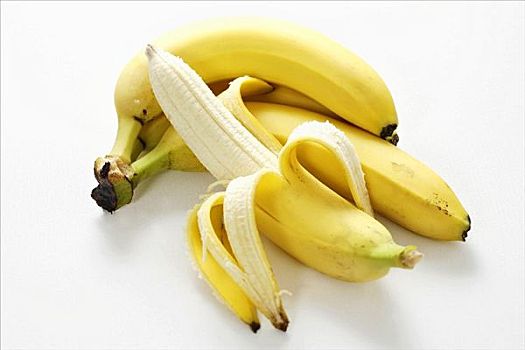 香蕉,正面,小,香蕉串