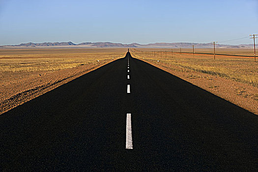 道路,靠近,纳米比亚