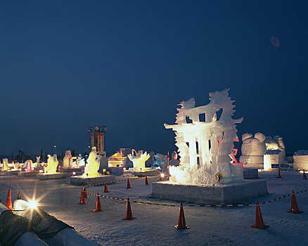 鄂霍次克海,冰,节日