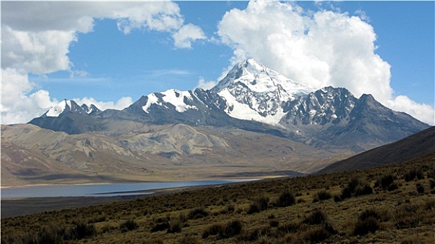 山,风景,玻利维亚