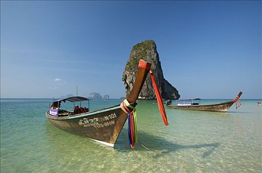 海滩,甲米,泰国