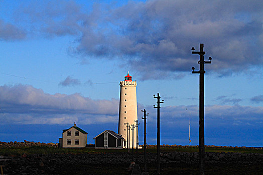 冰岛,雷克雅未克,灯塔