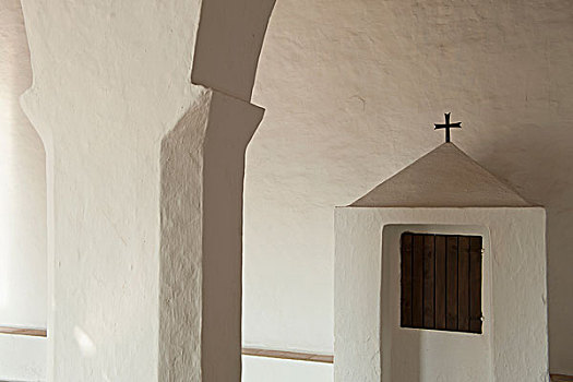 西班牙,特写,教堂,伊比萨岛