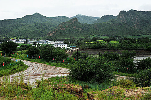 河北承德坝上,国家一道风景大道,夏日风景