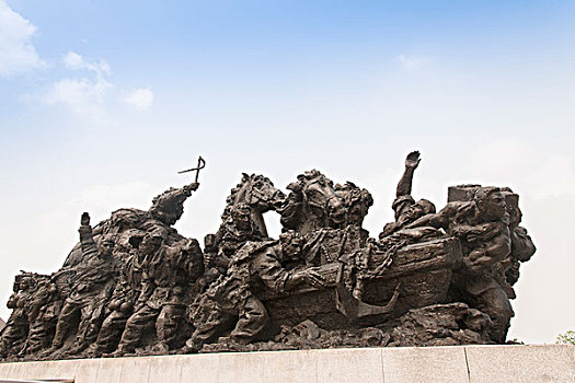 合肥渡江战役纪念塑像