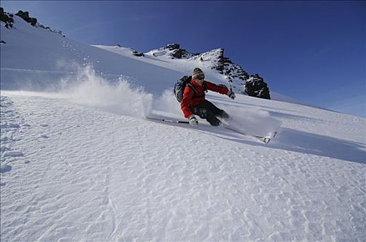 滑雪,提洛尔,奥地利,欧洲