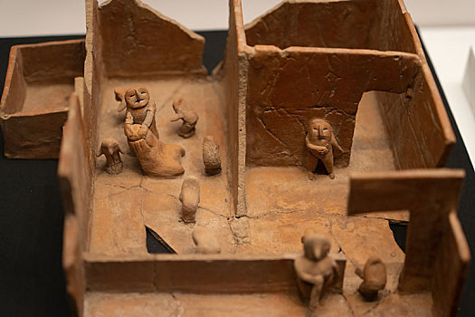 秘鲁安东尼尼教育博物馆纳斯卡文化早期陶制建筑模型