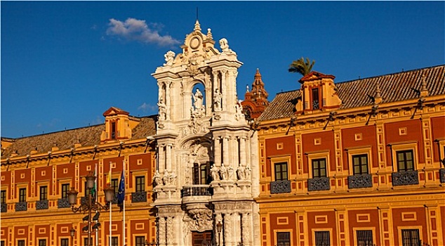宫殿,圣太摩,安达卢西亚,办公室,塞维利亚,西班牙