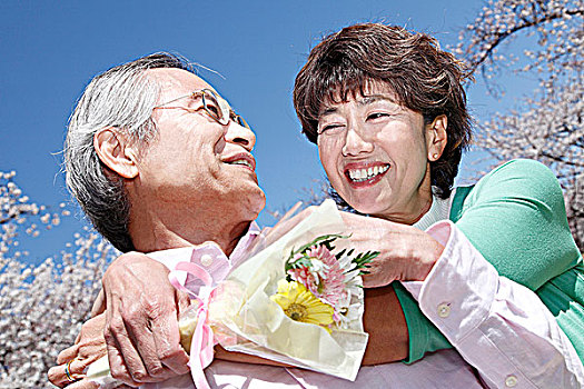 日本人,老年,夫妻