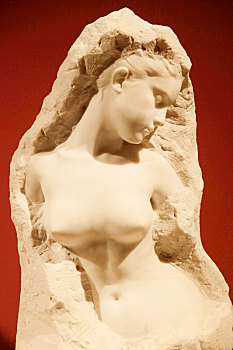 河南省博物院馆藏的法国雕塑家阿尔佛雷德,布歇的雕塑作品,沃吕比利斯