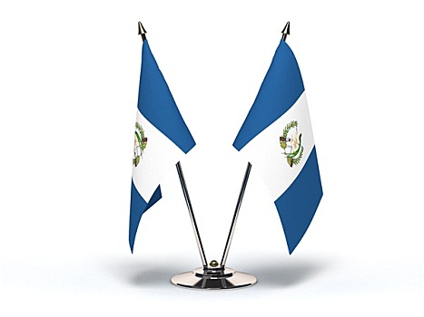 微型,旗帜,危地马拉