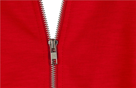 拉链,红色,棉布,毛衣
