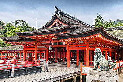 严岛神社,庙宇,宫岛,日本