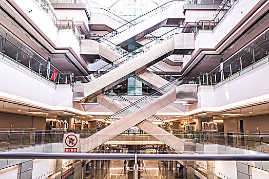 扶梯,购物中心,香港