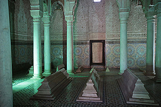陵墓,玛拉喀什,摩洛哥