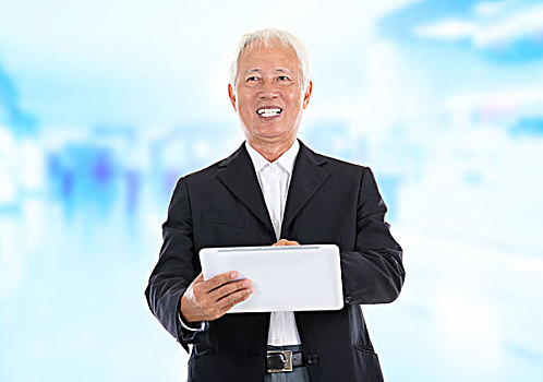 亞洲人,老人,商務人士