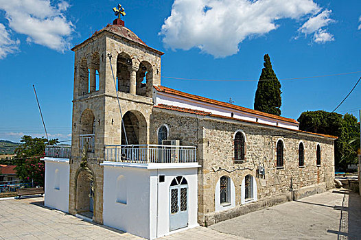 教堂,海其迪奇,希腊,欧洲